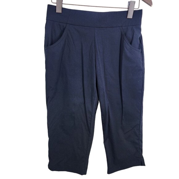 Columbia Lightweight Nylon Capri Pants‎ Women's Size M Black - Picture 1 of 8